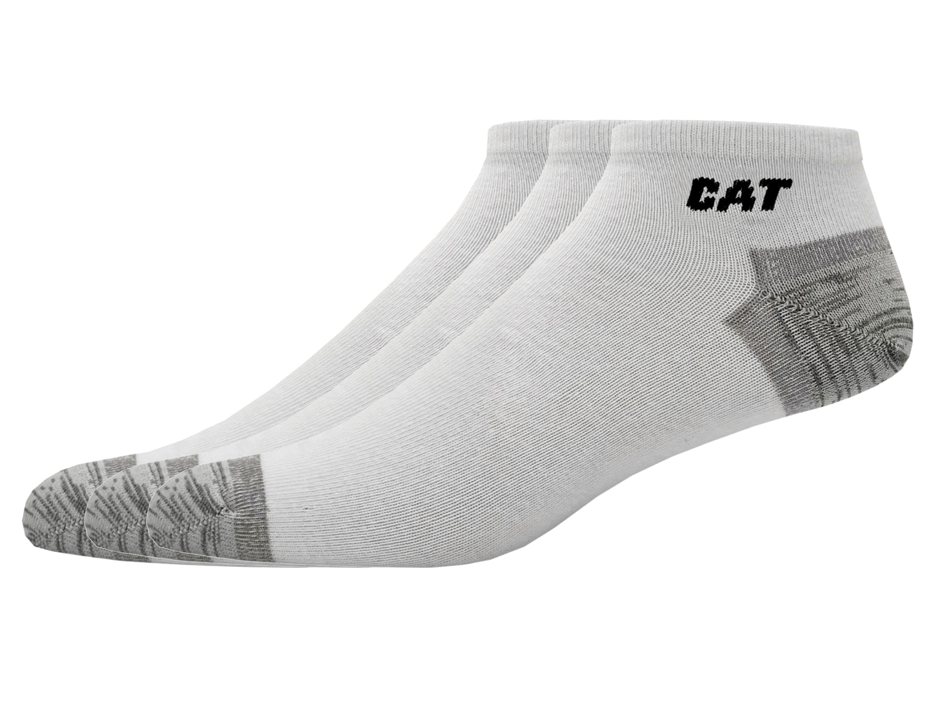 Caterpillar Lot de 3 paires de chaussettes de travail homme (35-38, blanc)