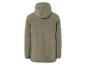 Une veste verte à capuche.