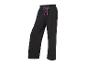 Pantalon de survêtement noir avec cordon et logo Kappa.