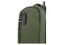 Sac de voyage vert avec serrure à combinaison et fermeture éclair