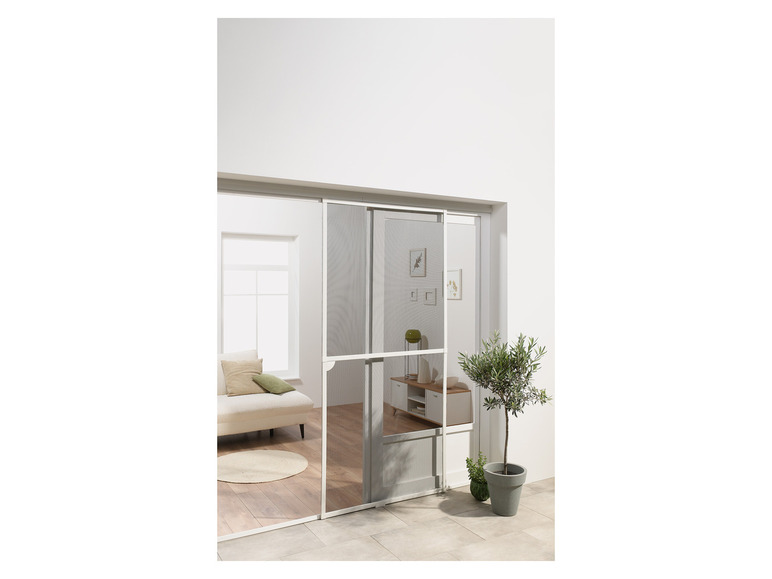 Aller en mode plein écran : LIVARNO home Porte-moustiquaire coulissante en aluminium, 120 x 240 cm - Image 3