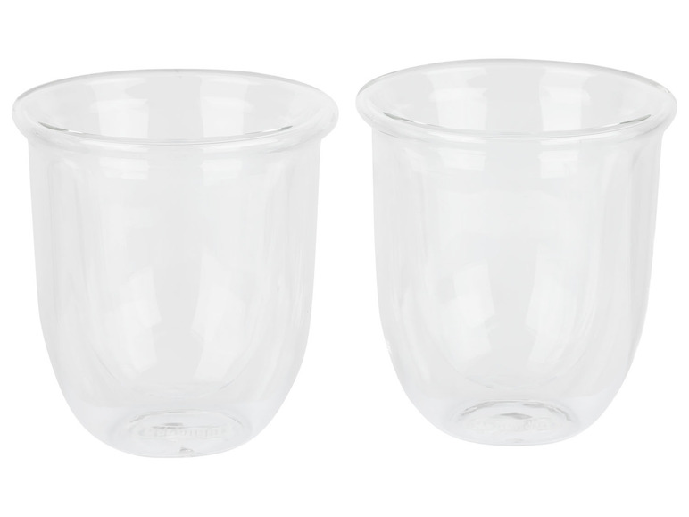 Aller en mode plein écran : Delonghi Lot de 2 verres à cappuccino - Image 1