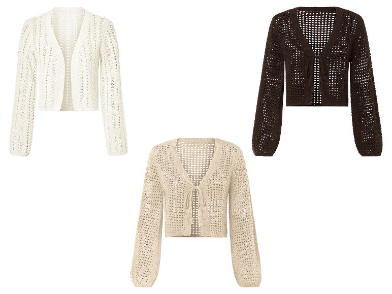 esmara® Cardigan en maille ajourée femme