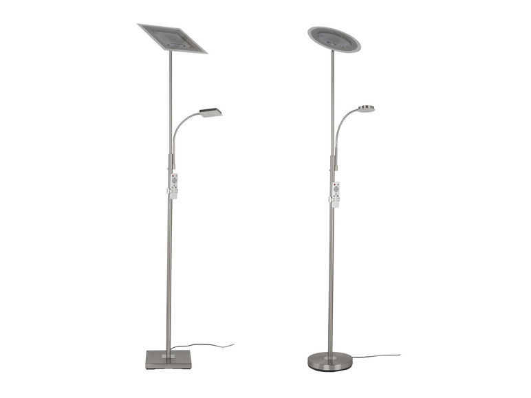 Aller en mode plein écran : LIVARNO home Lampadaire LED avec variateur de blanc, 38 W - Image 1