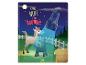 Livre d'images pour enfants ' Il fait nuit à la ferme ' avec lampe de poche UV intégrée.