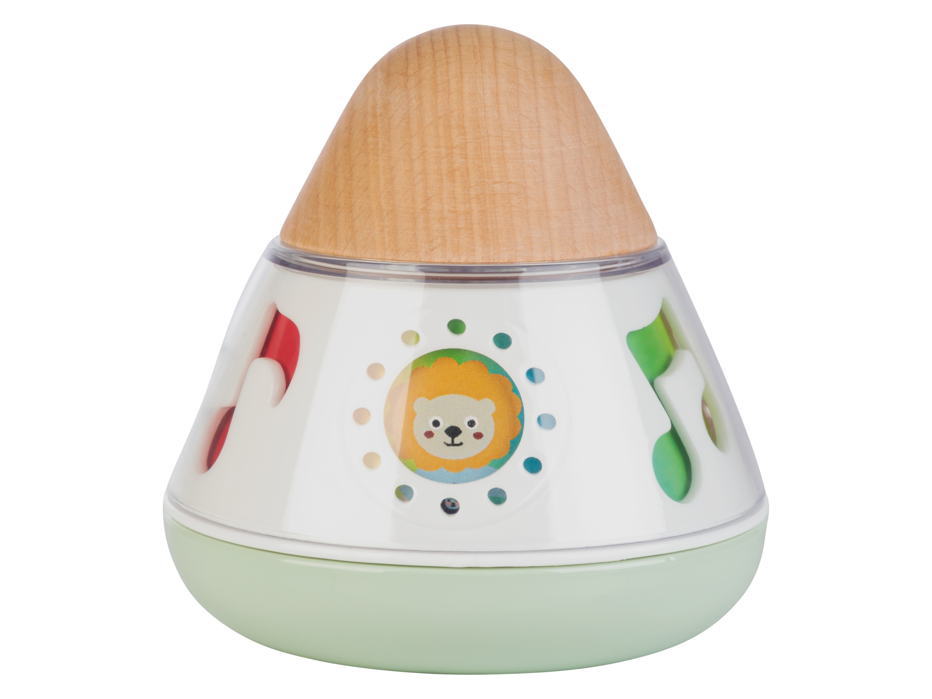 lupilu® Jouet sonore en bois bébé (toupie musicale)