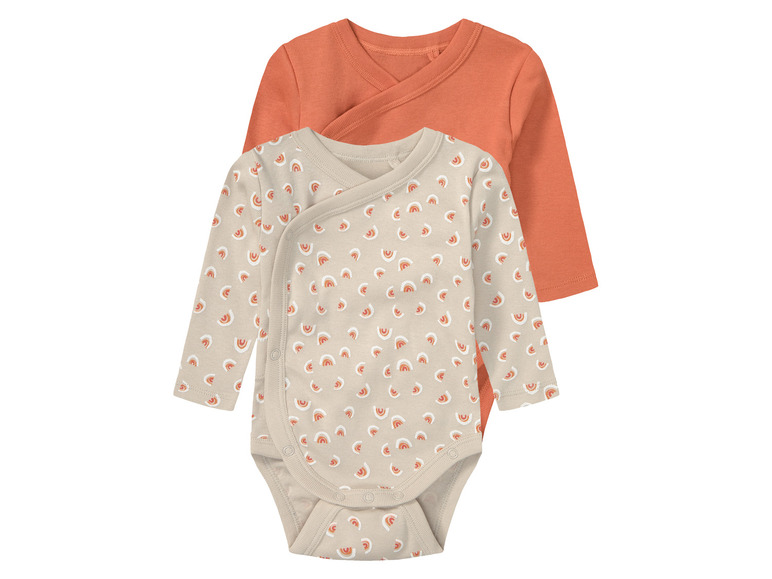 Aller en mode plein écran : lupilu® Lot de 2 bodies bébé - Image 2