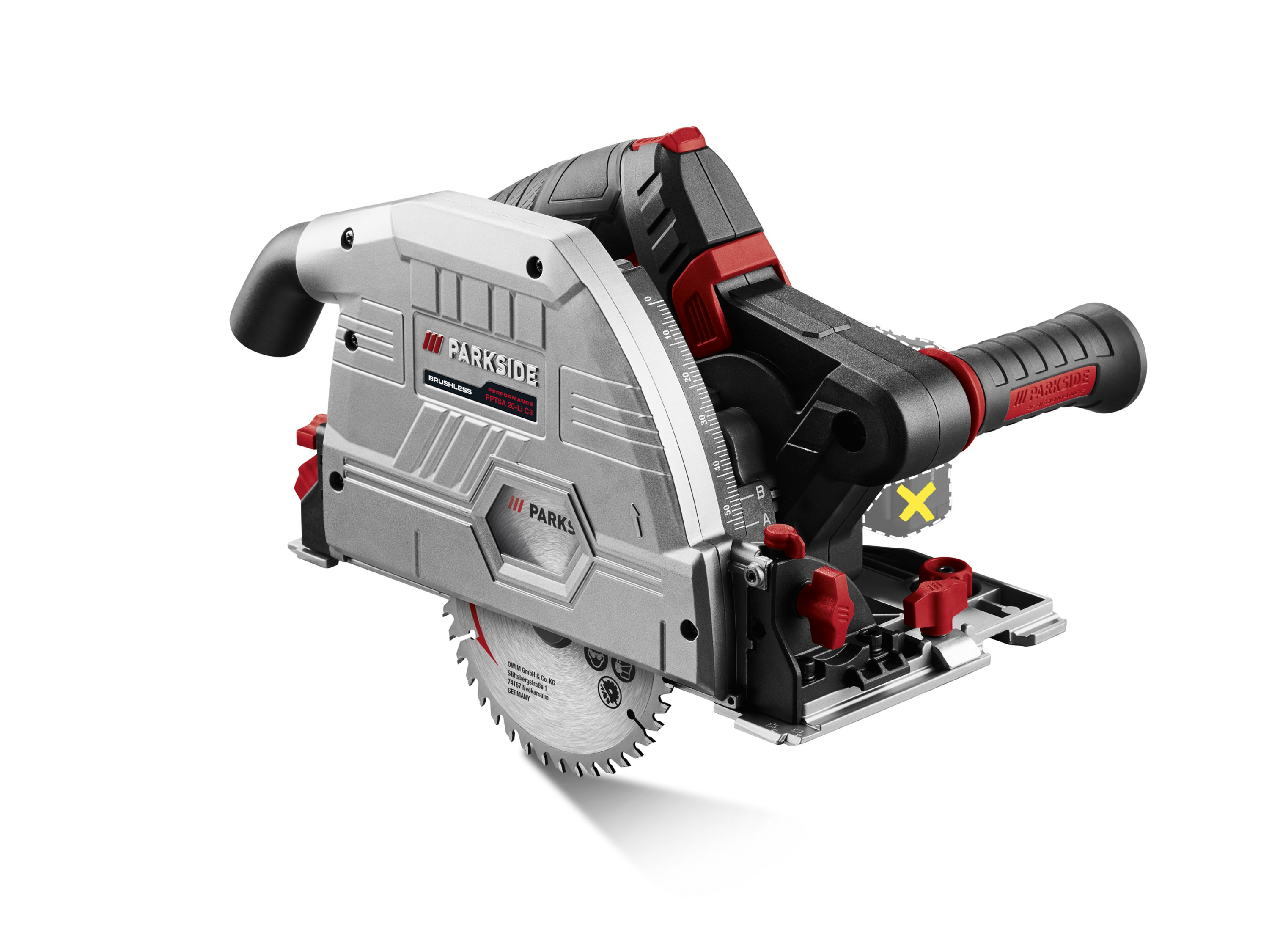 PARKSIDE PERFORMANCE® Scie plongeante PPTSA 20-Li C3, 20 V