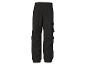 Pantalon noir pour enfant avec taille et poignets élastiques