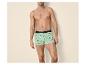 Boxers homme vert clair avec motif voitures et planches de surf.