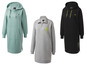 Trois sweats à capuche en différentes couleurs : gris, noir et menthe avec le logo 'Jette Sport'.