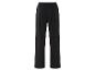 Pantalon noir avec une taille élastique.