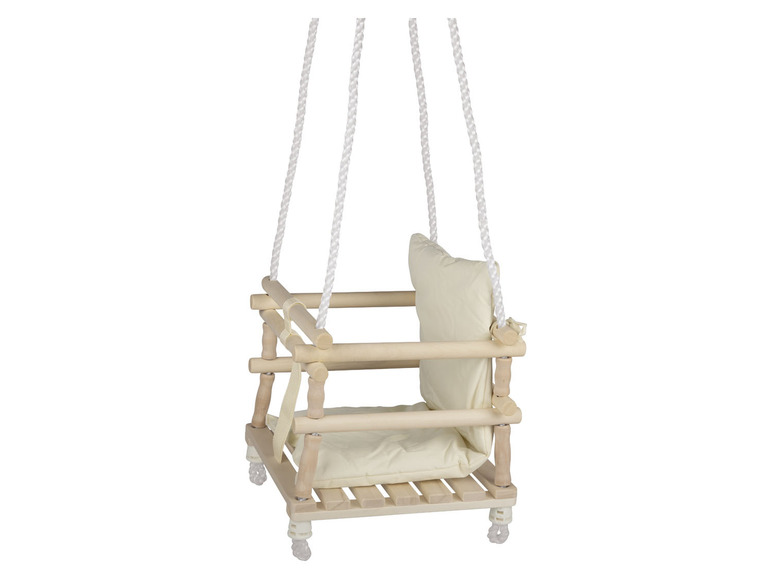 Aller en mode plein écran : Playtive Balançoire en bois pour bébé, avec siège de sécurité - Image 16