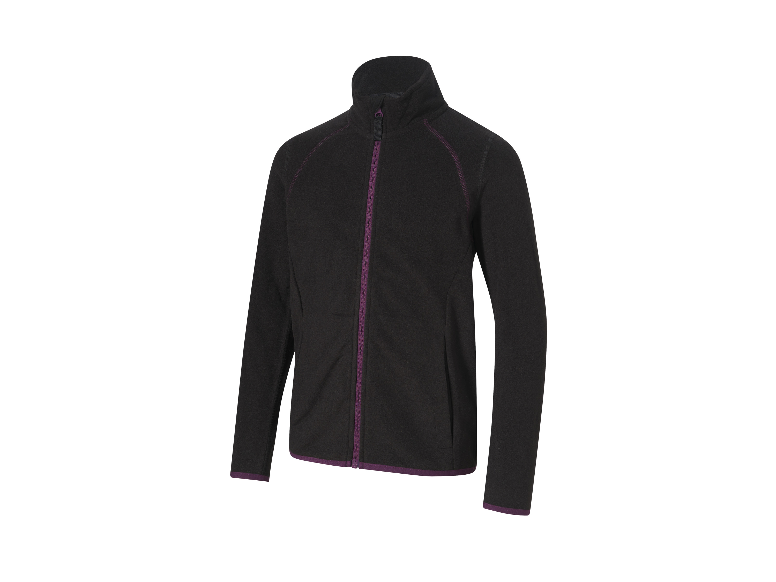 CRIVIT Veste polaire fille (8-10 ans, noir)