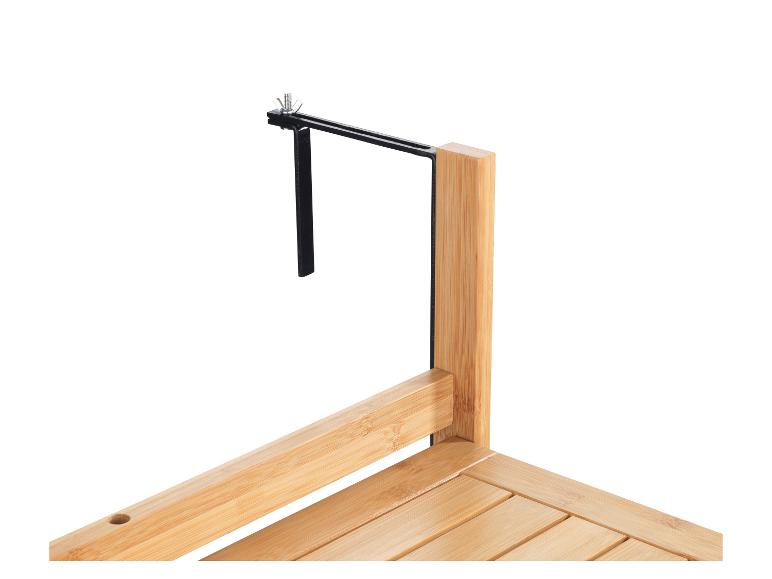 Support tablette en bambou avec support de montage.