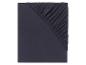 Drap-housse foncé uni.