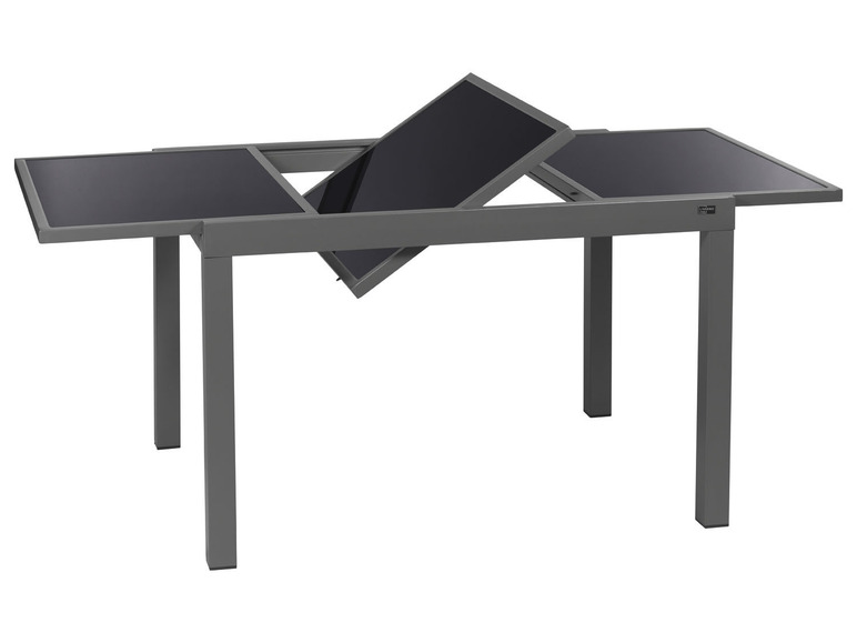 Aller en mode plein écran : LIVARNO home Set de table de jardin extensible + 4 fauteuils Toronto en aluminium, anthracite - Image 9