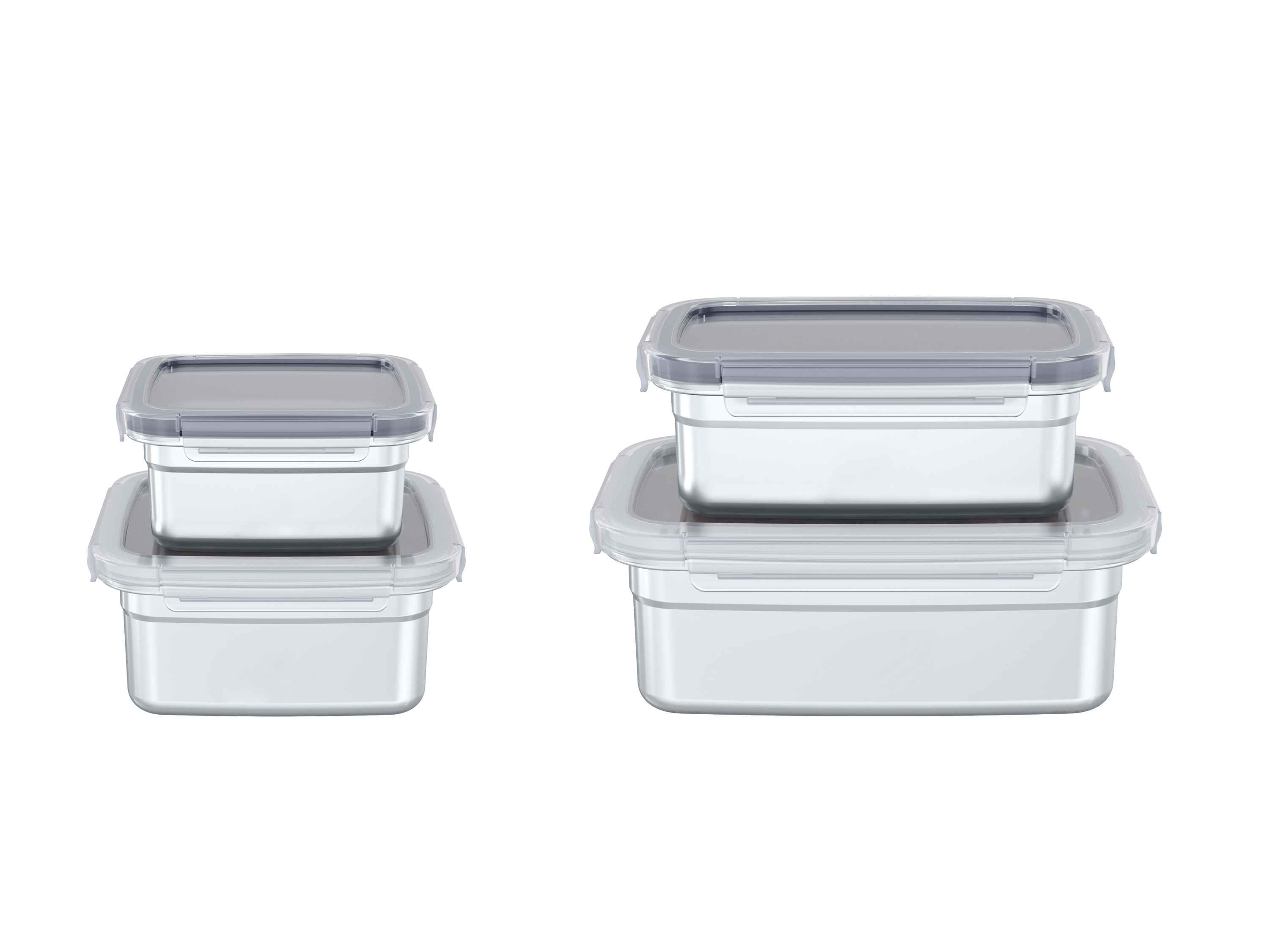 ERNESTO® Set de 2 boîtes de conservation