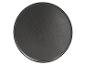 Plaque à pizza ronde antiadhésive de couleur anthracite.