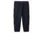 Pantalon cargo bleu marine pour enfant.