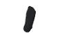 Chaussette noire sur fond blanc
