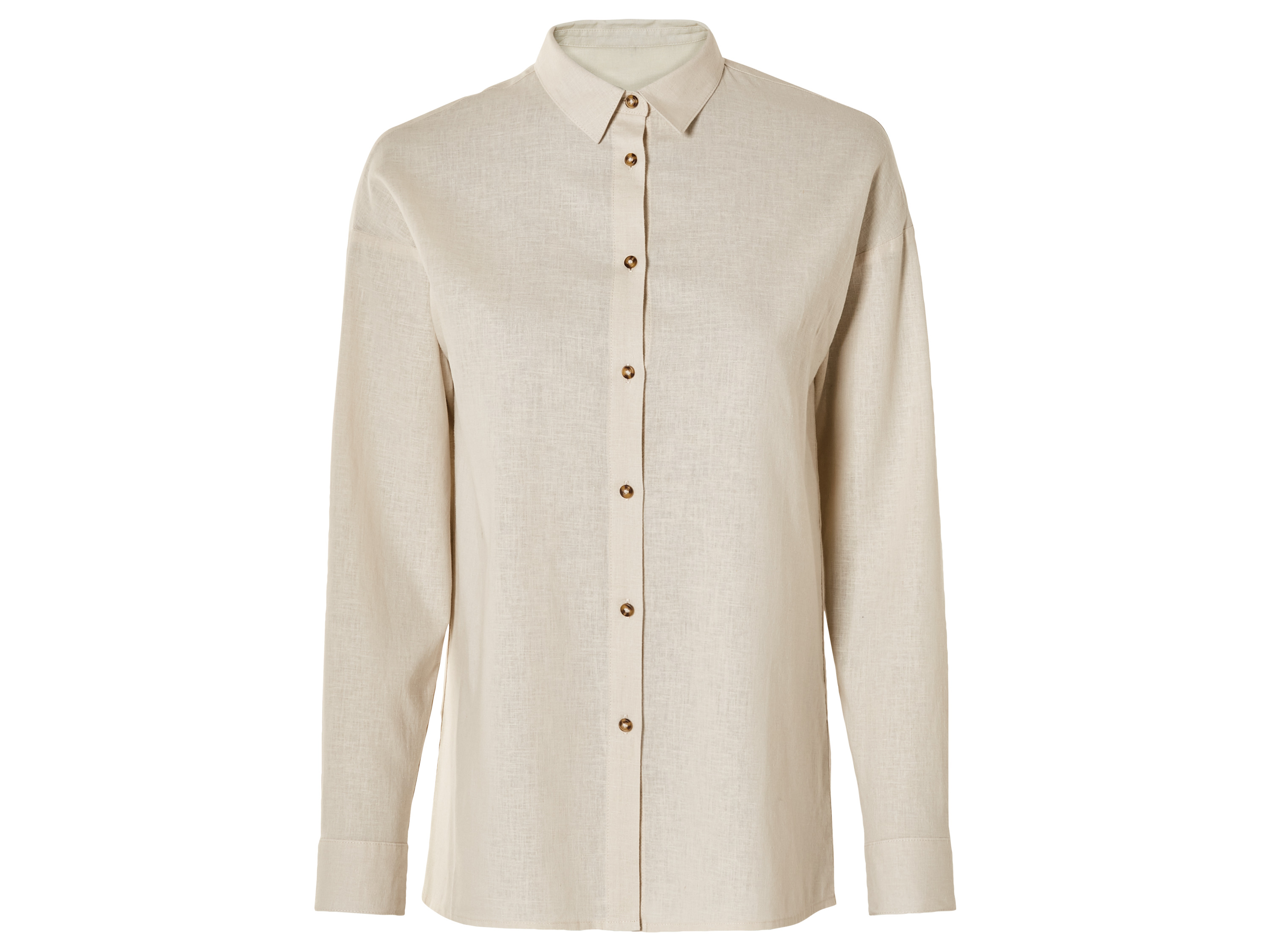 esmara® Blouse en lin femme (beige, 38)