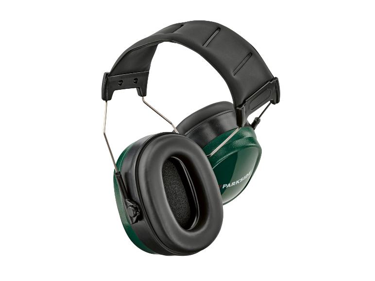 Casque anti-bruit PARKSIDE vert et noir pour la protection auditive