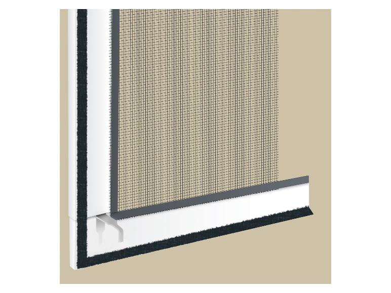 Moustiquaire de fenêtre en aluminium, 100 x 120 cm