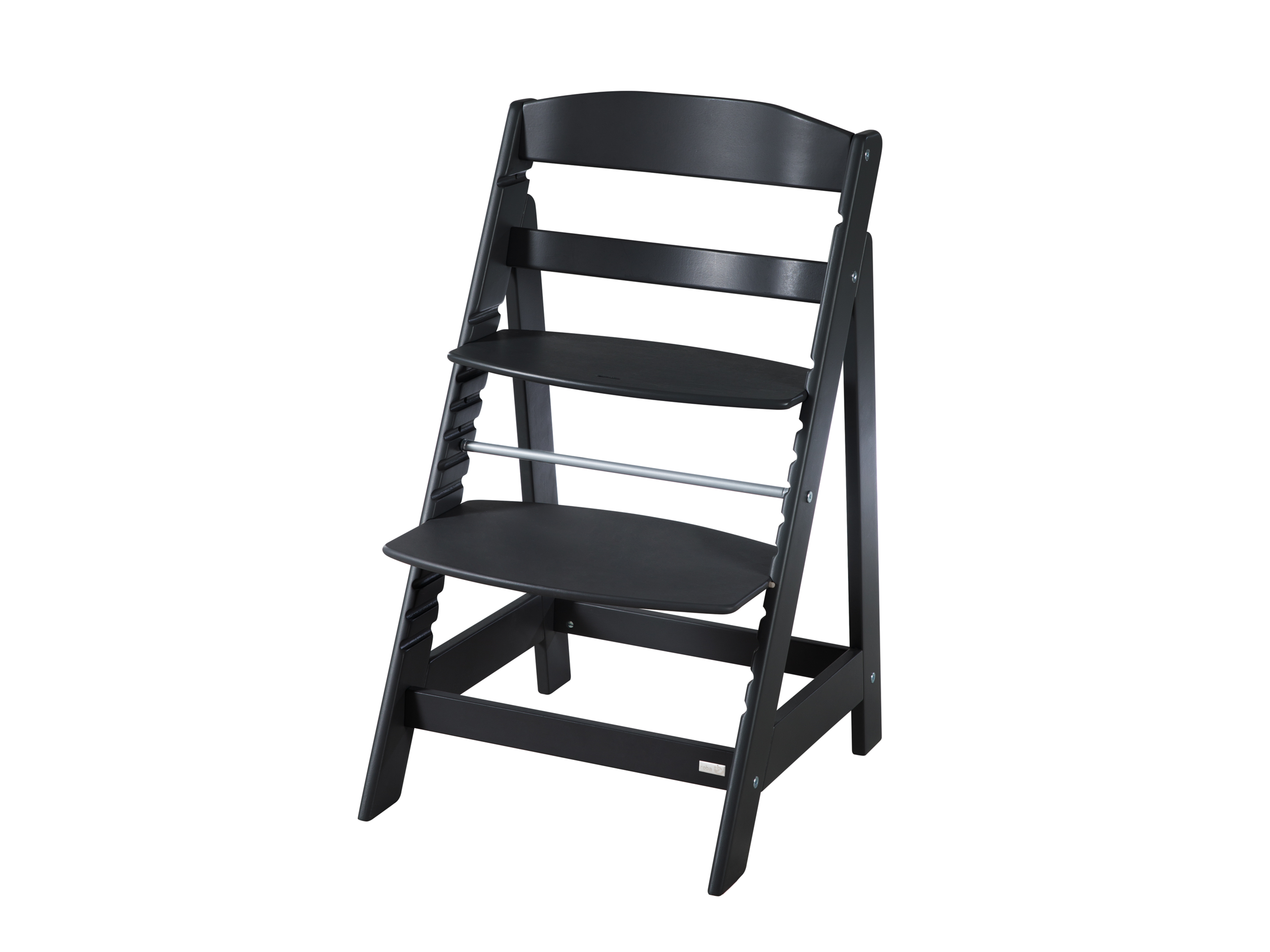 roba Chaise haute »Sit Up«, chaise haute évolutive en bois. (noir)