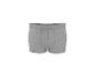 Caleçon boxer gris en coton pour homme avec ceinture élastique.