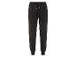 Pantalon de survêtement noir avec cordon de serrage.