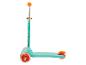 Trottinette enfant turquoise et orange, décor Paw Patrol.