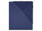 Drap-housse bleu marine en jersey.