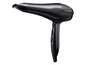 Un sèche-cheveux Remington noir avec plusieurs réglages.