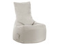 Un fauteuil beanbag gris et confortable