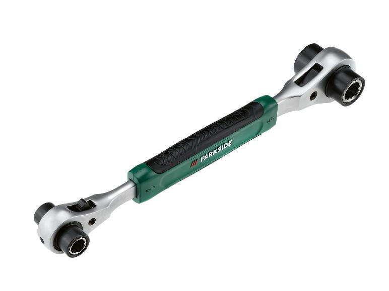 Une clé à cliquet avec embouts interchangeables Parkside.