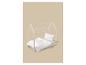 Lit cabane pour enfant avec literie à motif floral rose