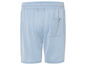 Short bleu à rayures avec élastique.