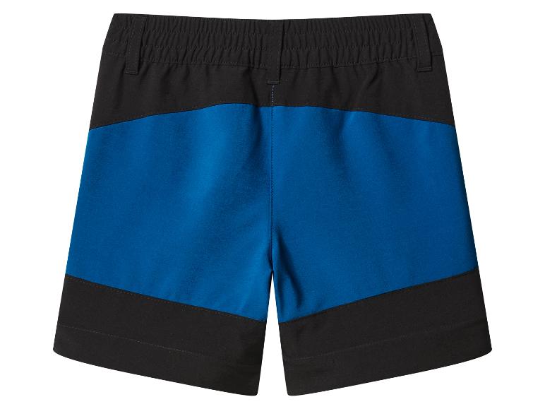Shorts pour enfants bleus et noirs avec taille élastique