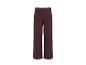 Pantalon plissé large pour femme de couleur bordeaux.