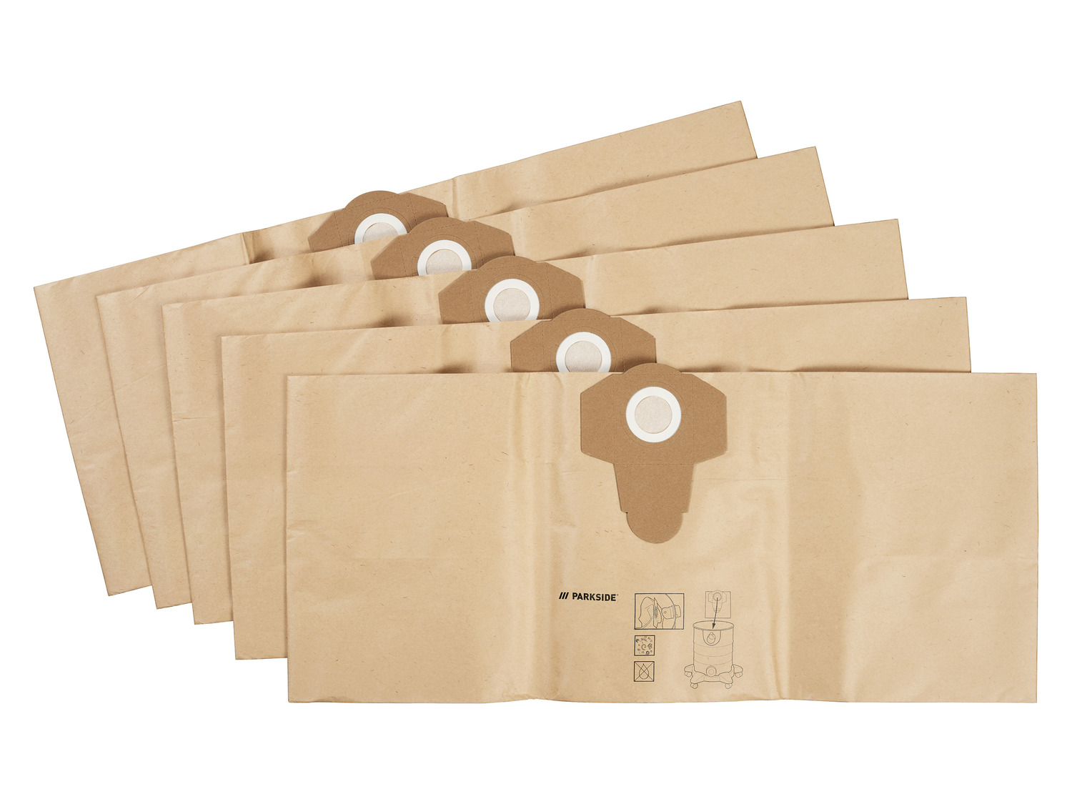 sacs pour aspirateur eau et poussière PARKSIDE PNTS 1400 1300 1500 LIDL  Paper filter bag 