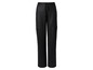 Pantalon cargo noir avec cordon de serrage.