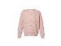 Pull en maille rose avec texture gaufrée