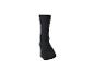 Chaussette noire unie sur fond blanc