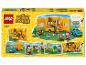 Ensemble LEGO Animal Crossing 77054 avec camping-car et jardin.