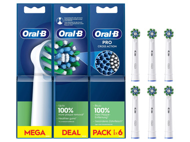 Oral-B Pro Lot de 6 brossettes de rechange CrossAction