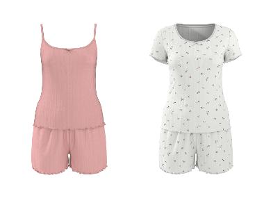 ESMARA® Pyjama en pointelle femme
