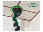 Ponçage d'un plafond avec une ponceuse murale et de plafond à tête rotative à 360 degrés.