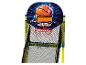 Panier de basket-ball jouet avec filet de récupération et design 'Basketball Championship'.