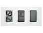 Appareil pour faire des toasts triangulaires, des gaufres et des grillades.